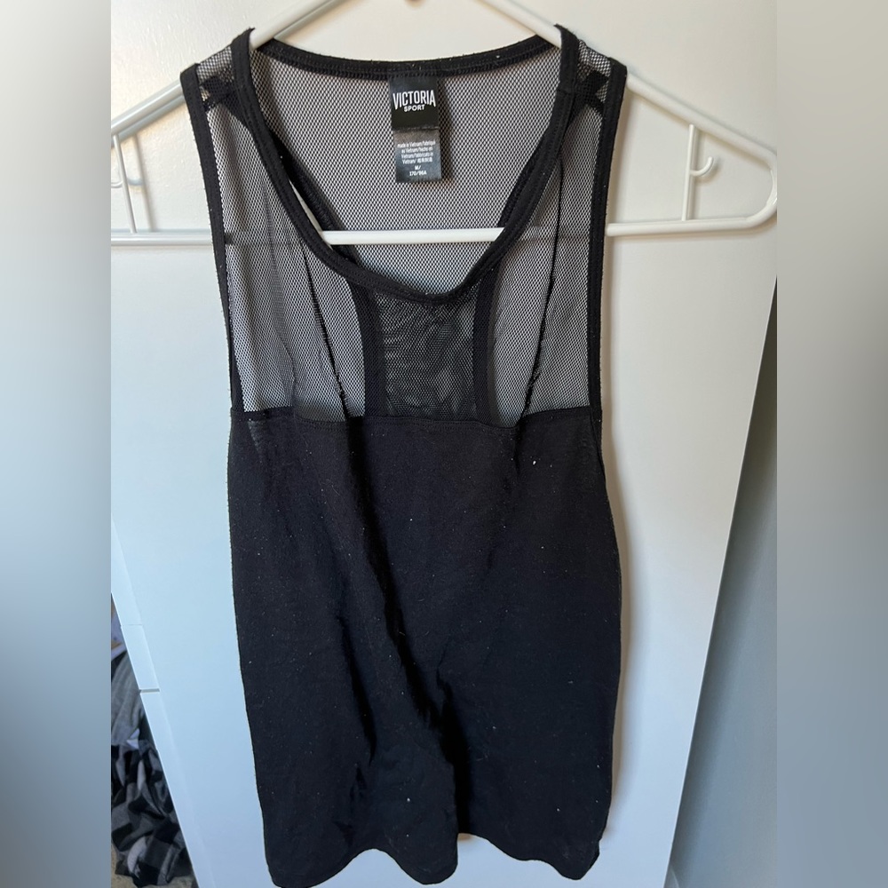 Black tank top